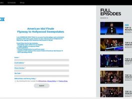 American Idol Finale Flyaway to Hollywood Sweepstakes