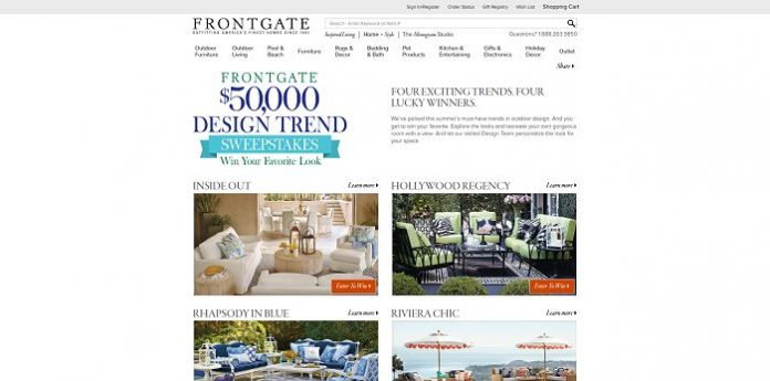 Frontgate Trend Sweepstakes