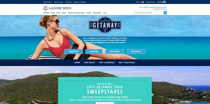 Lands' End 2015 Getaway Tour Sweepstakes