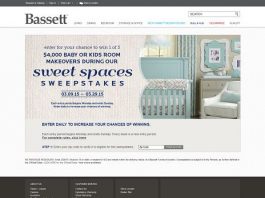 Bassett Sweet Spaces Sweepstakes