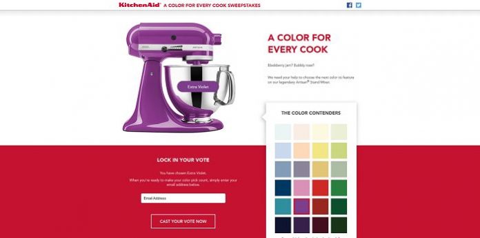 KitchenAid A Color for Every Cook Sweepstakes: Vote to Win!