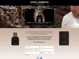 Dolce Gabbana Intenso Sweepstakes