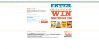 Family Dollar SMS Sweepstakes: Win Breakfast For A Year
