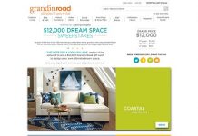 Grandin Road $12,000 Dream Space Sweepstakes