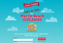 Little Debbie Fig Bar Myrtle Beach Giveaway