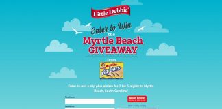 Little Debbie Fig Bar Myrtle Beach Giveaway