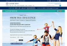 Lands' End Swim Tee Challenge Promotion