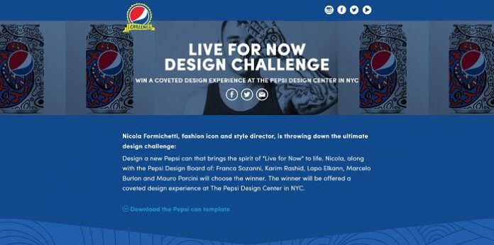 Pepsi Challenge: Live For Now Design Contest