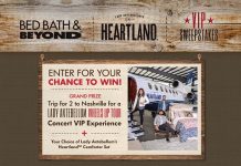 Bed Bath & Beyond And Lady Antebellum’s Heartland VIP Sweepstakes