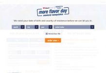 More Flavor Day Weekend Sweepstakes (MoreFlavorDayWeekend.com)