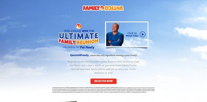 Family Dollar The Ultimate Family Reunion Contest (FamilyDollar.com/Reunion)