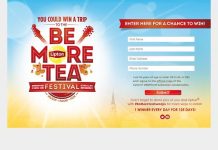Lipton Be More Tea Sweepstakes (BeMoreTeaFestival.com)