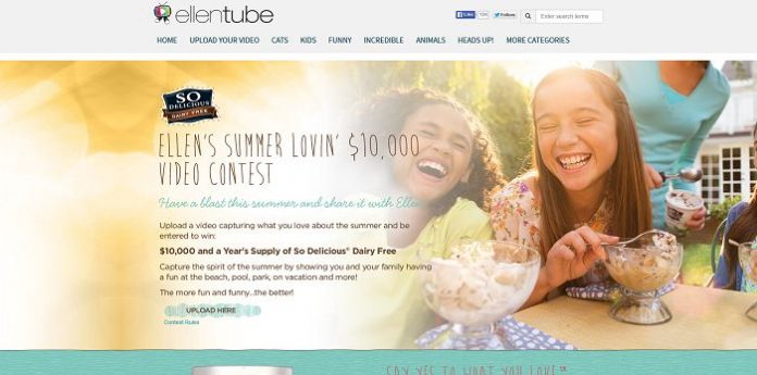 EllenTube.com/SoDelicious - Ellen's Summer Lovin' $10,000 Video Contest