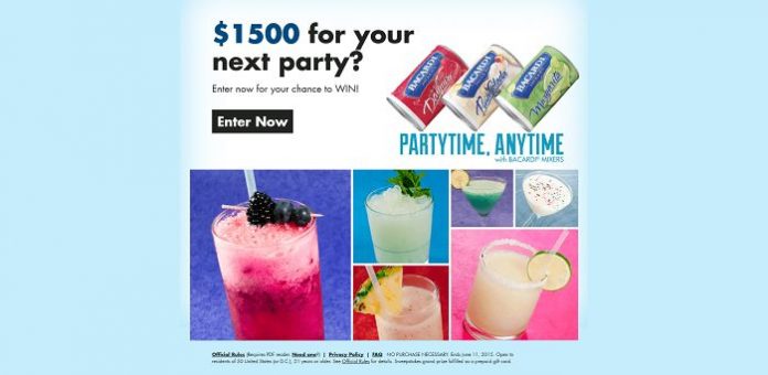 CokePlayToWin.com/BacardiMixers - Bacardi Mixers Catalina Memorial Day Sweepstakes