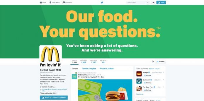 McDonald's @CentralCoastMcD TasteCrafted Tuesday Twitter Sweepstakes