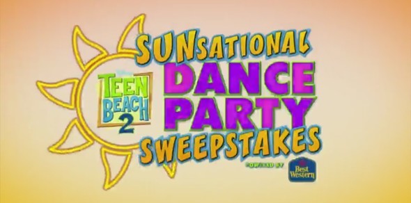 Disney Channel Teen Beach 2 Sunsational Dance Party Sweepstakes