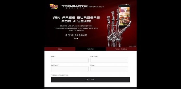 Red Robin's Terminator Genisys Burger Contest