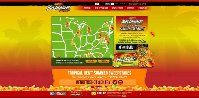 Hot Tamales Tropical Heat Summer Sweepstakes Hot Tamales Tropical Heat Summer Sweepstakes