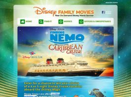 Disney Family Movies Finding Nemo Caribbean Cruise Getaway Sweepstakes