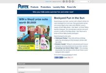 Purex Backyard Fun In The Sun Sweepstakes