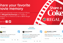 Coca-Cola And Regal Cinemas Share a Coke Sweepstakes (RegalCokeMoviememories.com)