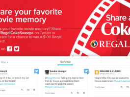 Coca-Cola And Regal Cinemas Share a Coke Sweepstakes (RegalCokeMoviememories.com)