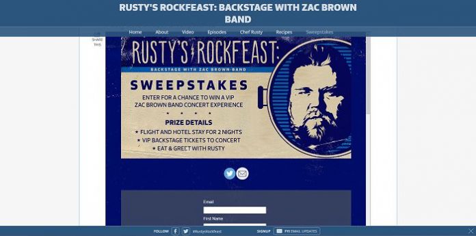 fyi.tv/rustysweeps - Rusty's Rock Feast Sweepstakes