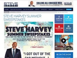 SteveHarveyTV.com/Season4Sweep - The Steve Harvey Summer Sweepstakes