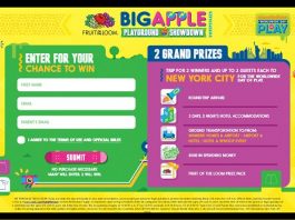 Nick.com/FruitOfTheLoom - Fruit Of The Loom Big Apple Playground Showdown Sweepstakes
