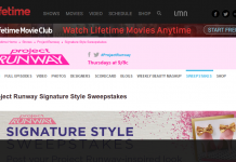 MyLifetime.com/SignatureStyle - Project Runway Signature Style Sweepstakes