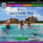Wheel of Fortune Disney Sea and Shore Sweepstakes