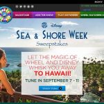 Wheel of Fortune Disney Sea & Shore Week Sweepstakes