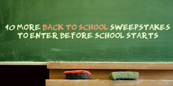 More Back To School Sweepstakes
