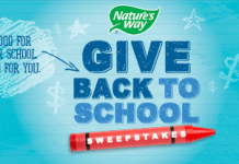 Nature's Way Give Back to School Sweepstakes 2016