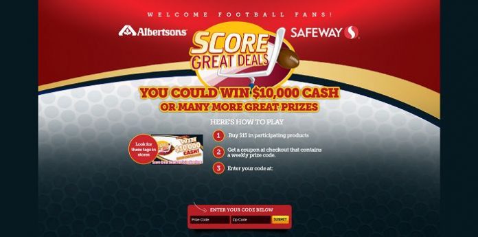 ScoreGreatDeals2015.com - Albertsons And Safeway Score Great Deals 2015 Sweepstakes