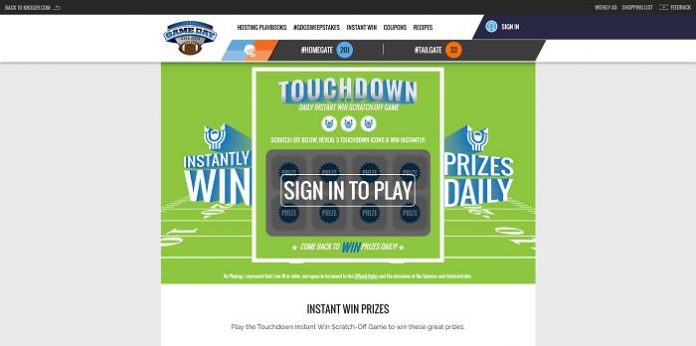 GameDayGreats.com - Kroger Game Day Greats Instant Win Game GameDayGreats.com - Kroger Game Day Greats Instant Win Game