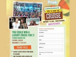 People.com/ThisIsHowWeCruise - PEOPLE This Is How We Cruise Sweepstakes