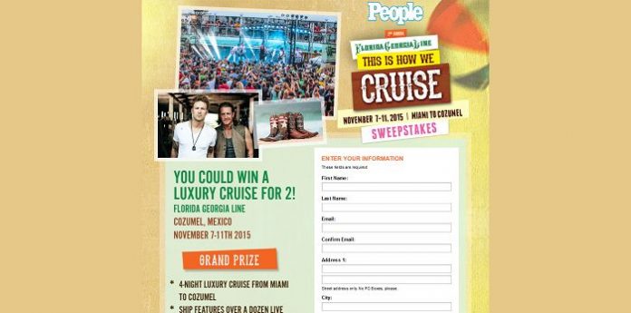 People.com/ThisIsHowWeCruise - PEOPLE This Is How We Cruise Sweepstakes