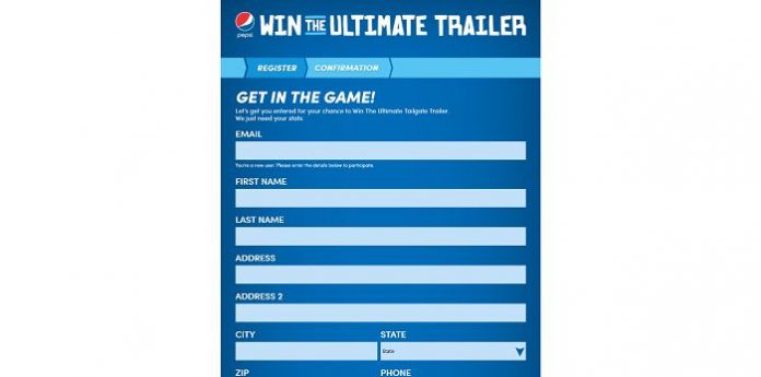 UnlockTheTrailer.com - Pepsi Unlock The Tailgate Sweepstakes