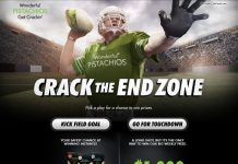 Wonderful Pistachios Crack The End Zone Sweepstakes