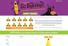 FreshHalloween.com - Del Monte Go Bananas Halloween Costume Giveaway 2016
