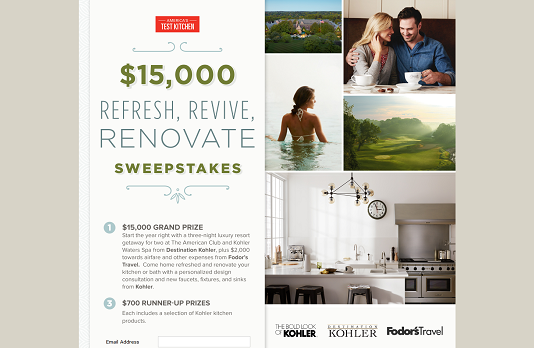America’s Test Kitchen $15,000 Refresh, Revive, Renovate Sweepstakes America’s Test Kitchen $15,000 Refresh, Revive, Renovate Sweepstakes