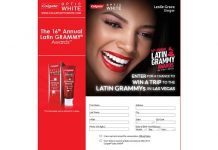 Colgate Optic White Latin Grammy Trip Sweepstakes (OpticWhiteStyle.com)