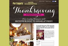 GoodHousekeeping.com/Pier1 - Pier 1 Imports and Good Housekeeping Thanksgiving Sweepstakes