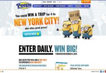 Just Born's PEEPS Minions Win A Trip To NYC Sweepstakes