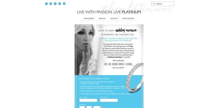 Platinum Jewelry's On Something Good Sweepstakes Platinum Jewelry's On Something Good Sweepstakes