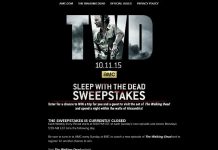 The Walking Dead Sleep With The Dead Sweepstakes