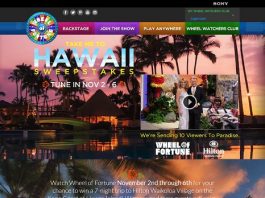 Wheel of Fortune Take Me To Hawaii Sweepstakes