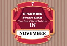 Upcoming Sweepstakes November