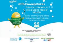 Cricket Wireless Selfie Sweepstakes (STSASweepstakes.com)